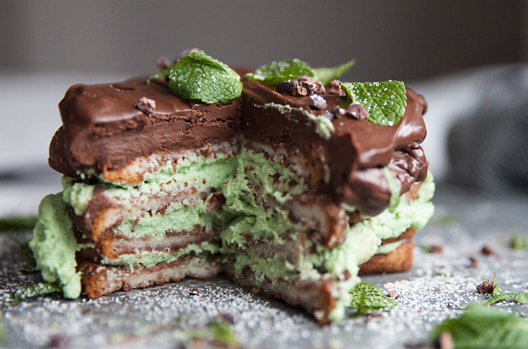 Chocolate Mint French Toast