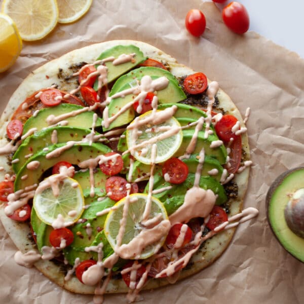 avocado pizza for vegans