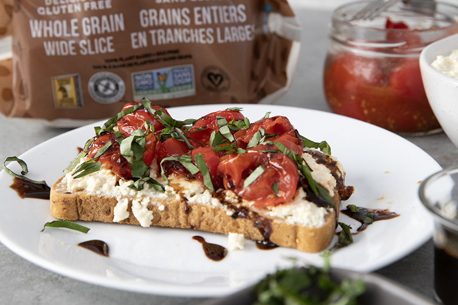 Plant-based Cottage Cheese Toast